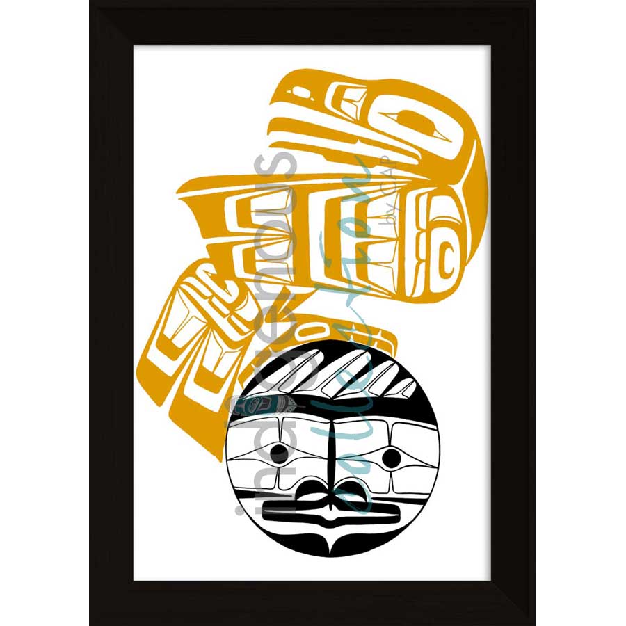 Raven that Stole the Light I by artist Ben Houstie - Heiltsuk. Indigenous Collection