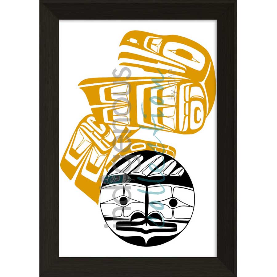 Raven that Stole the Light I by artist Ben Houstie - Heiltsuk. Indigenous Collection