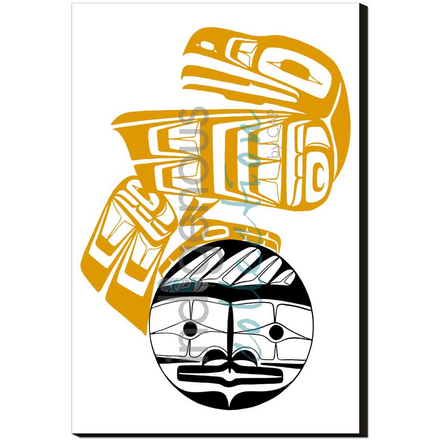Raven that Stole the Light I by artist Ben Houstie - Heiltsuk. Indigenous Collection