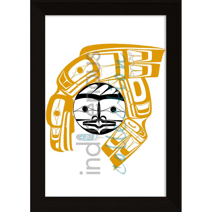 Raven that Stole the Light II by artist Ben Houstie - Heiltsuk. Indigenous Collection