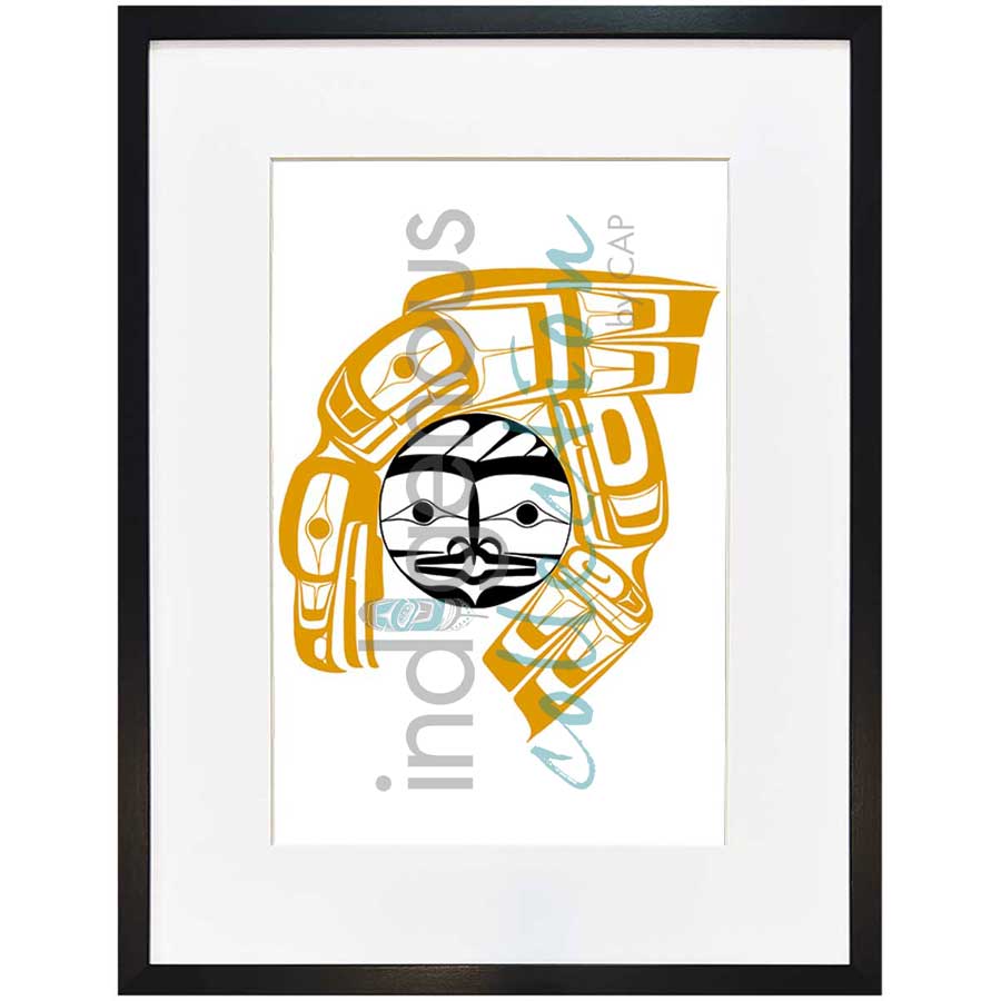Raven that Stole the Light II by artist Ben Houstie - Heiltsuk. Indigenous Collection