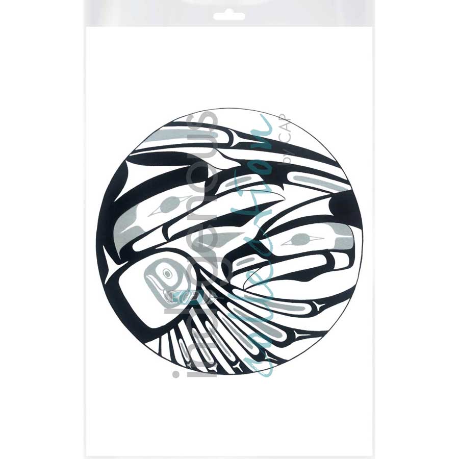 Mother Eagle by artist Chris Kewistep - Heiltsuk. Indigenous Collection