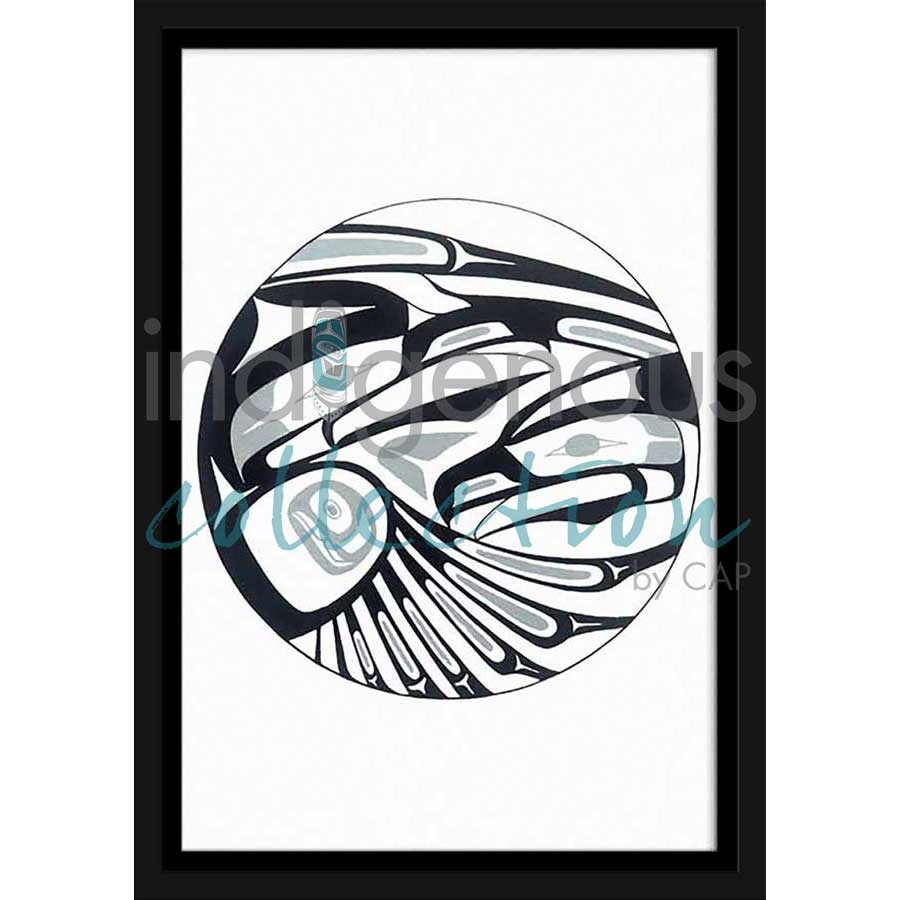 Mother Eagle by artist Chris Kewistep - Heiltsuk. Indigenous Collection
