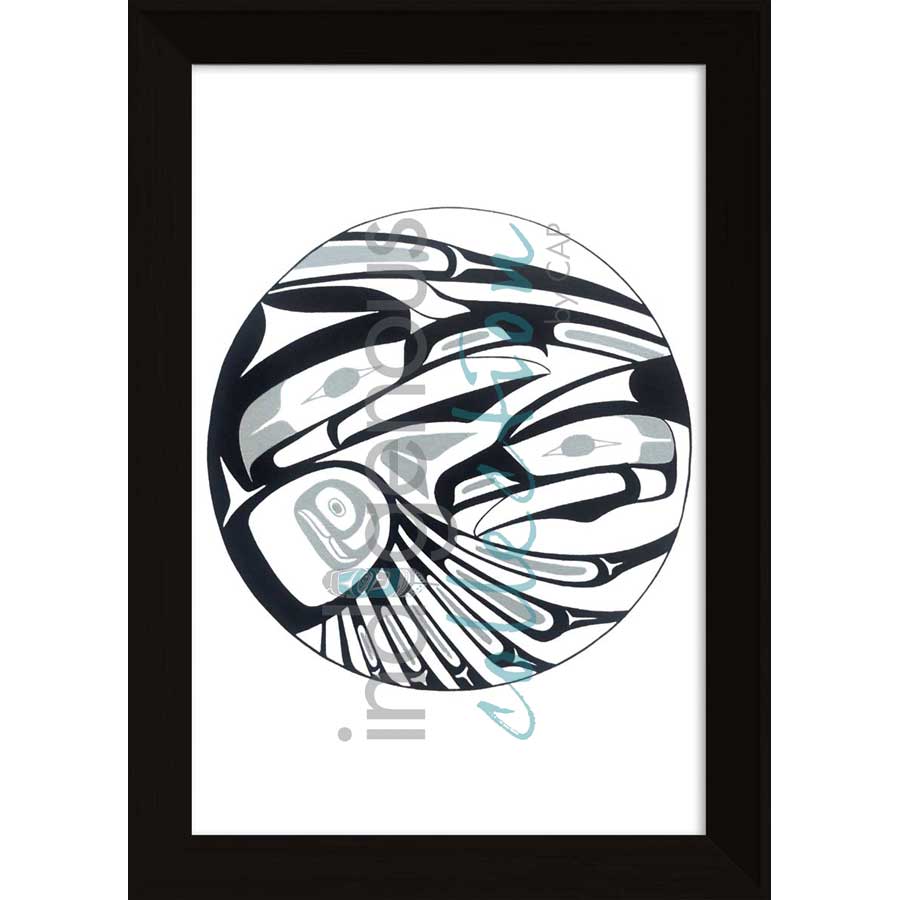Mother Eagle by artist Chris Kewistep - Heiltsuk. Indigenous Collection