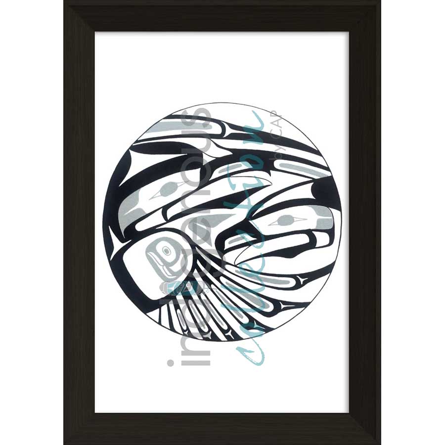 Mother Eagle by artist Chris Kewistep - Heiltsuk. Indigenous Collection