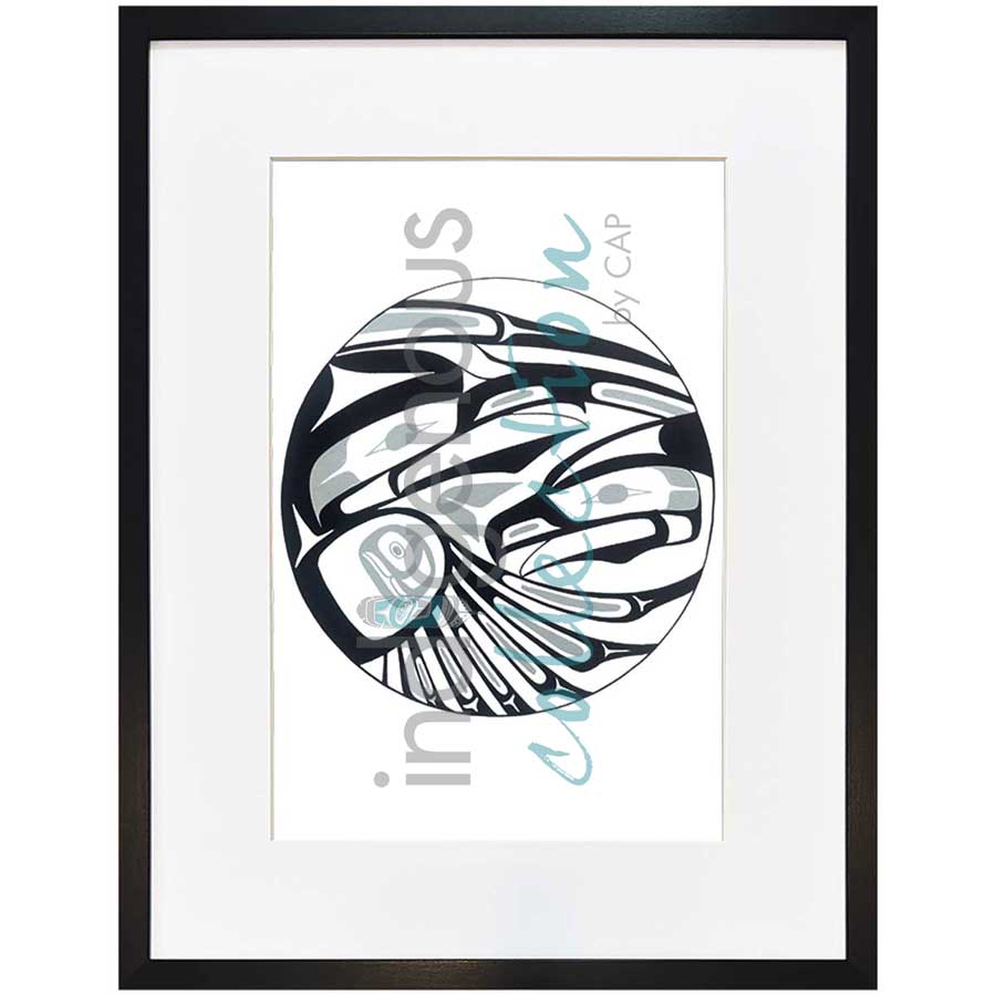 Mother Eagle by artist Chris Kewistep - Heiltsuk. Indigenous Collection