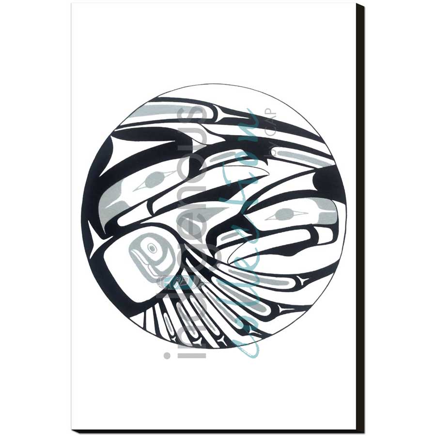 Mother Eagle by artist Chris Kewistep - Heiltsuk. Indigenous Collection