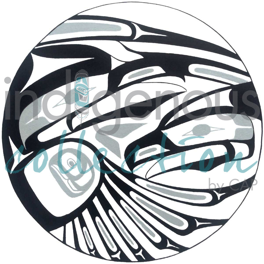 Mother Eagle by artist Chris Kewistep