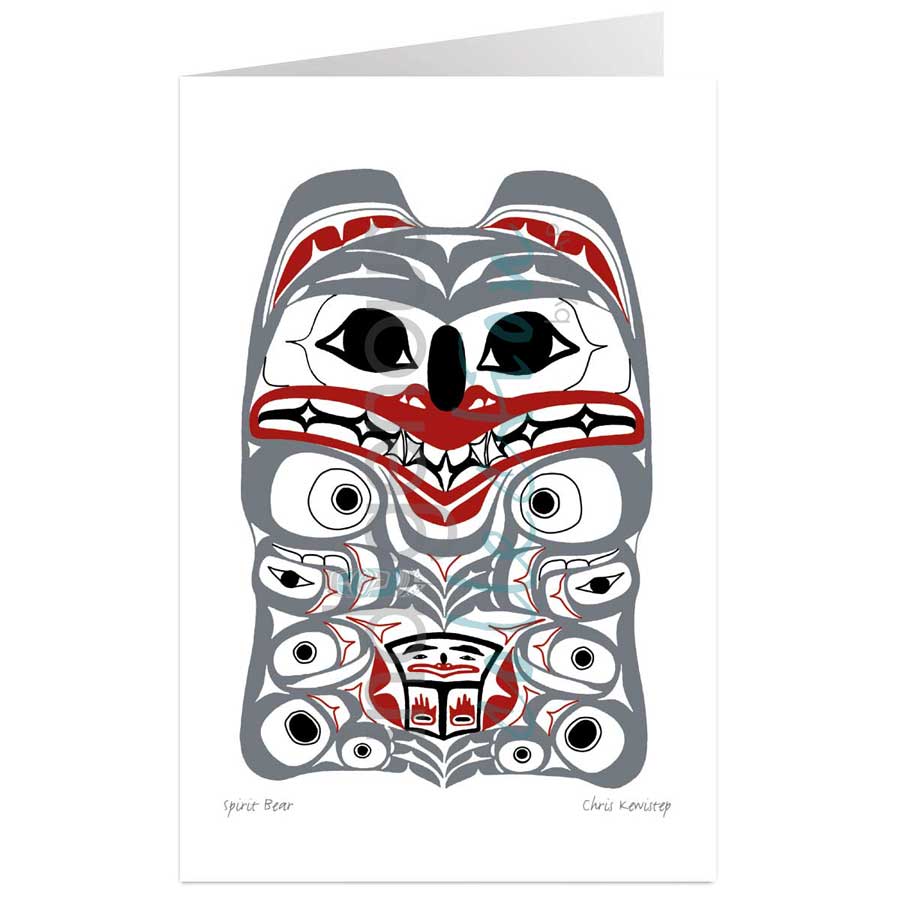 Spirit Bear by artist Chris Kewistep