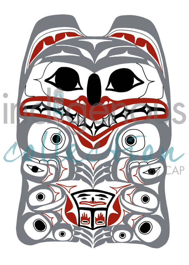 Spirit Bear by artist Chris Kewistep