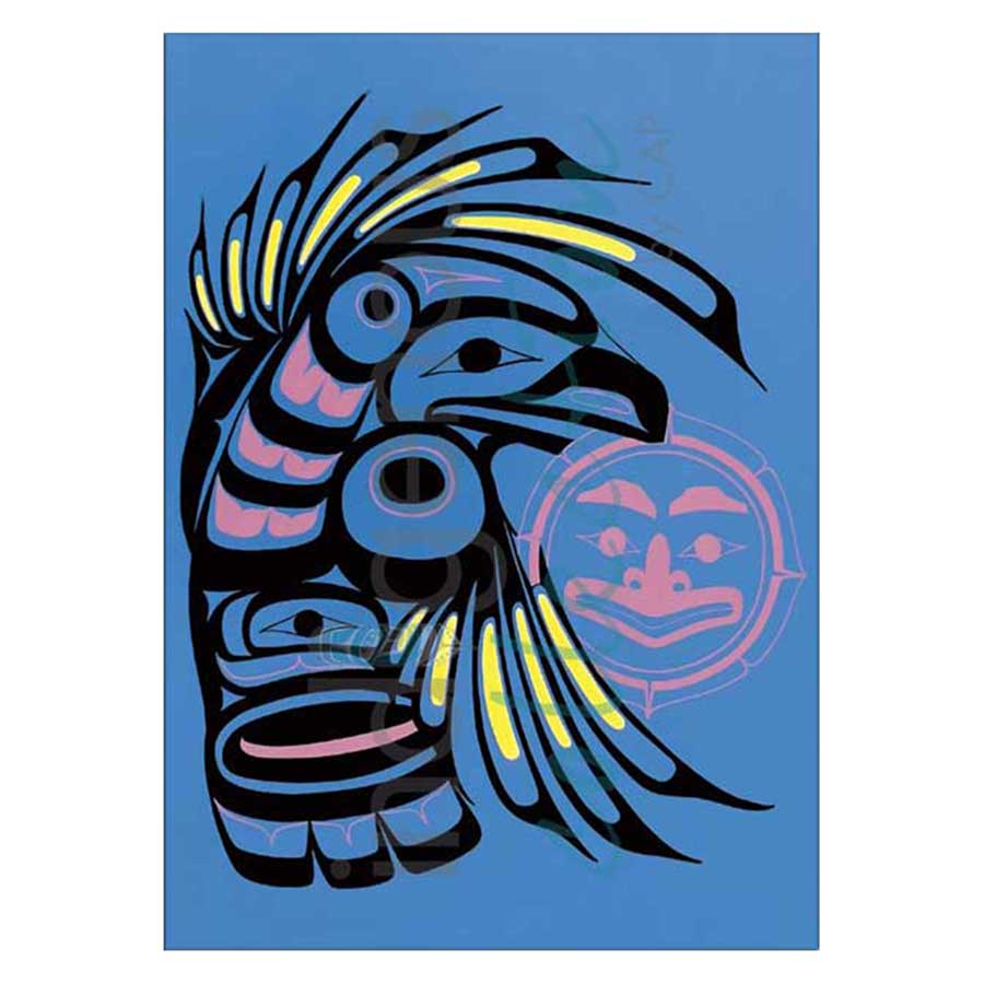 Baby Raven that Stole the Sun Canvas Prints
