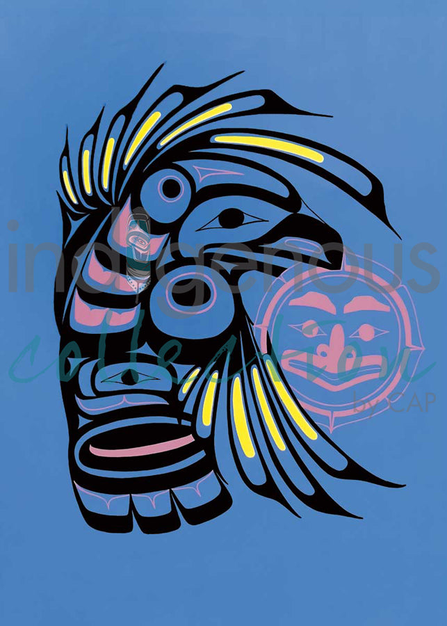 Baby Raven that Stole the Sun by artist Chris Kewistep