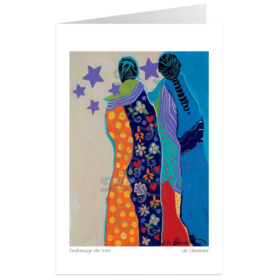 Embrassing the Stars by artist Lee Claremont