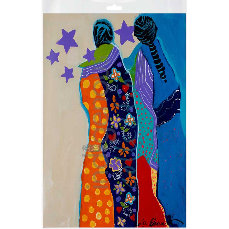 Embrassing the Stars by artist Lee Claremont - Mohawk. Indigenous Collection