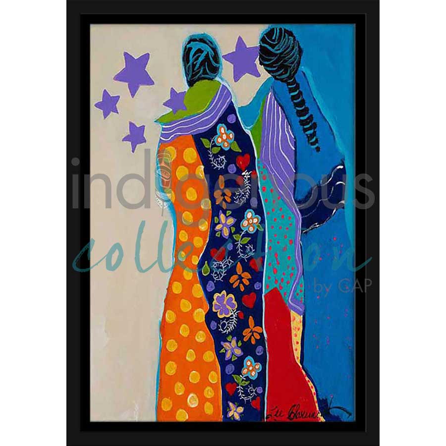 Embrassing the Stars by artist Lee Claremont - Mohawk. Indigenous Collection