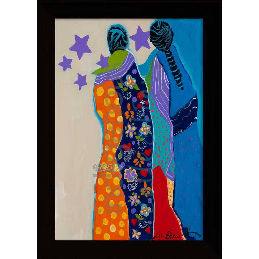 Embrassing the Stars by artist Lee Claremont - Mohawk. Indigenous Collection