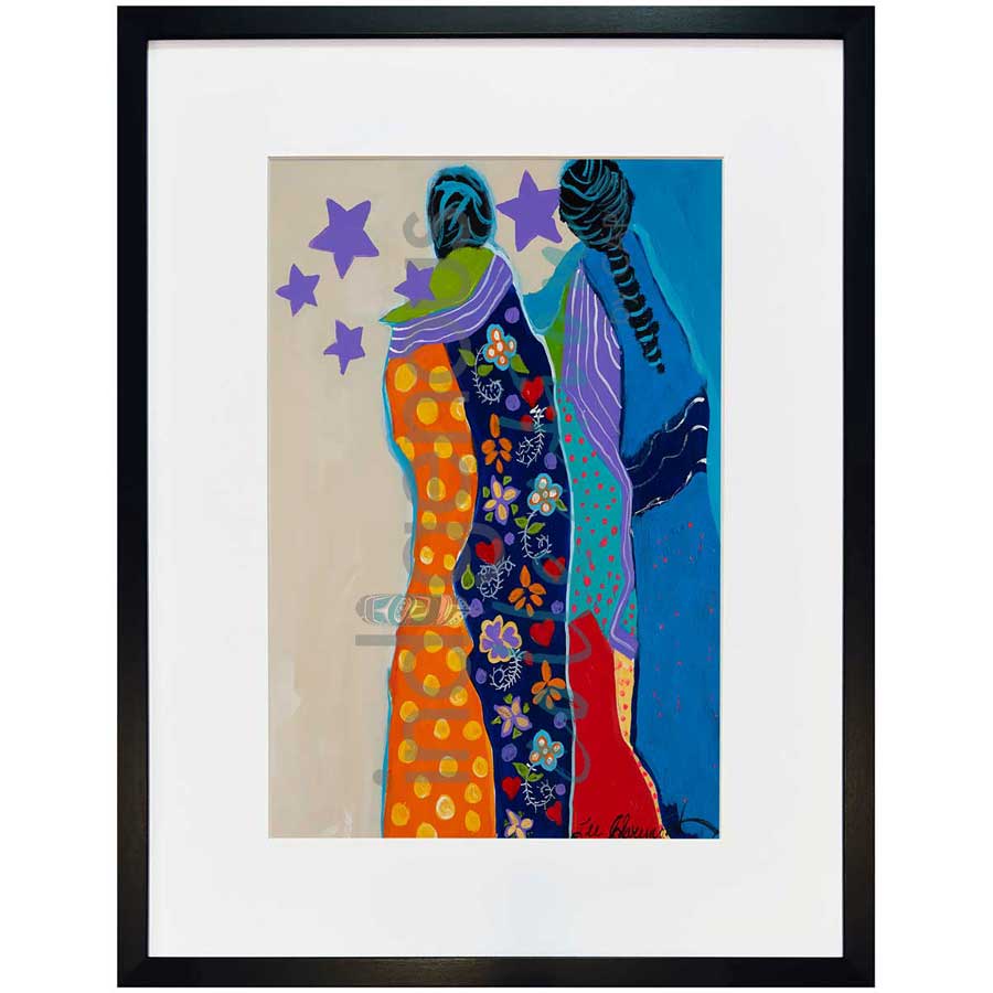 Embrassing the Stars by artist Lee Claremont - Mohawk. Indigenous Collection