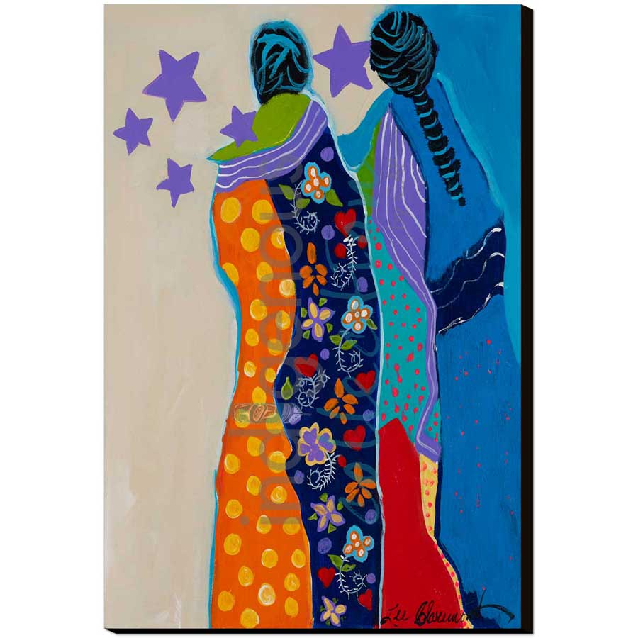 Embrassing the Stars by artist Lee Claremont - Mohawk. Indigenous Collection