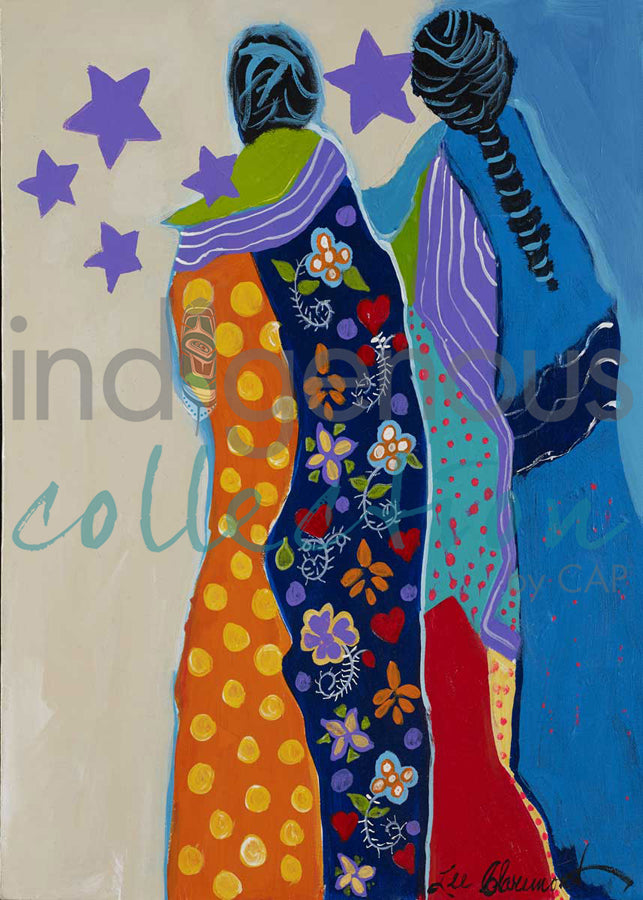 Embrassing the Stars by artist Lee Claremont