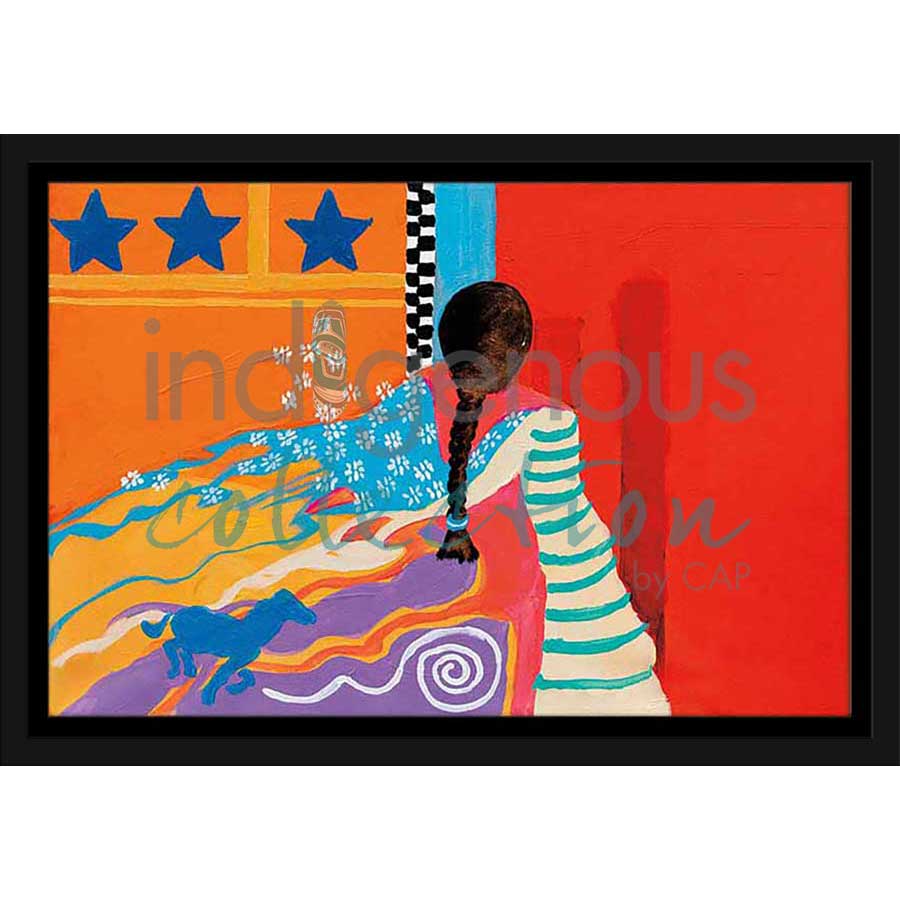 Morning Glory by artist Lee Claremont - Mohawk. Indigenous Collection