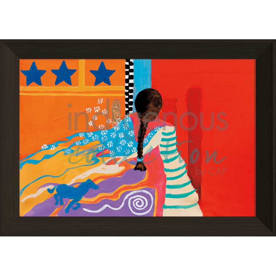 Morning Glory by artist Lee Claremont - Mohawk. Indigenous Collection
