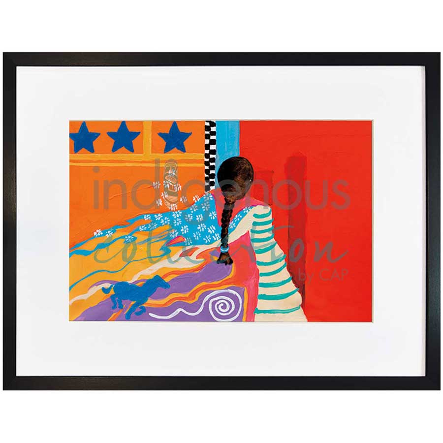 Morning Glory by artist Lee Claremont - Mohawk. Indigenous Collection