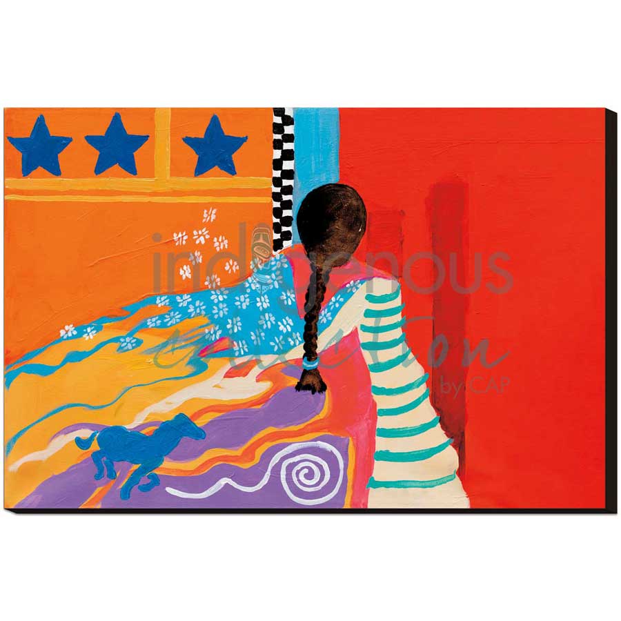 Morning Glory by artist Lee Claremont - Mohawk. Indigenous Collection