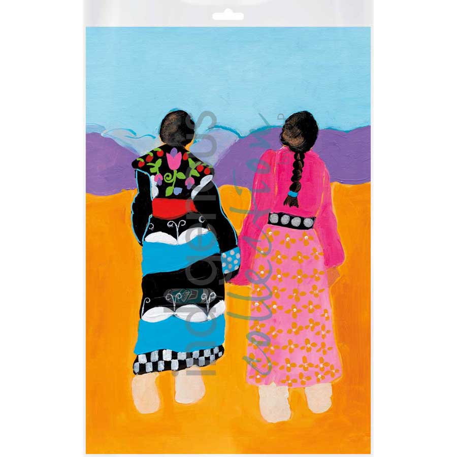 The Land Is Sacred by artist Lee Claremont - Mohawk. Indigenous Collection