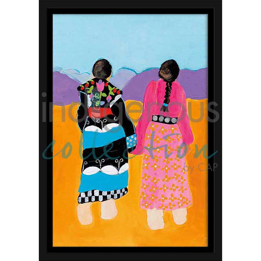 The Land Is Sacred by artist Lee Claremont - Mohawk. Indigenous Collection