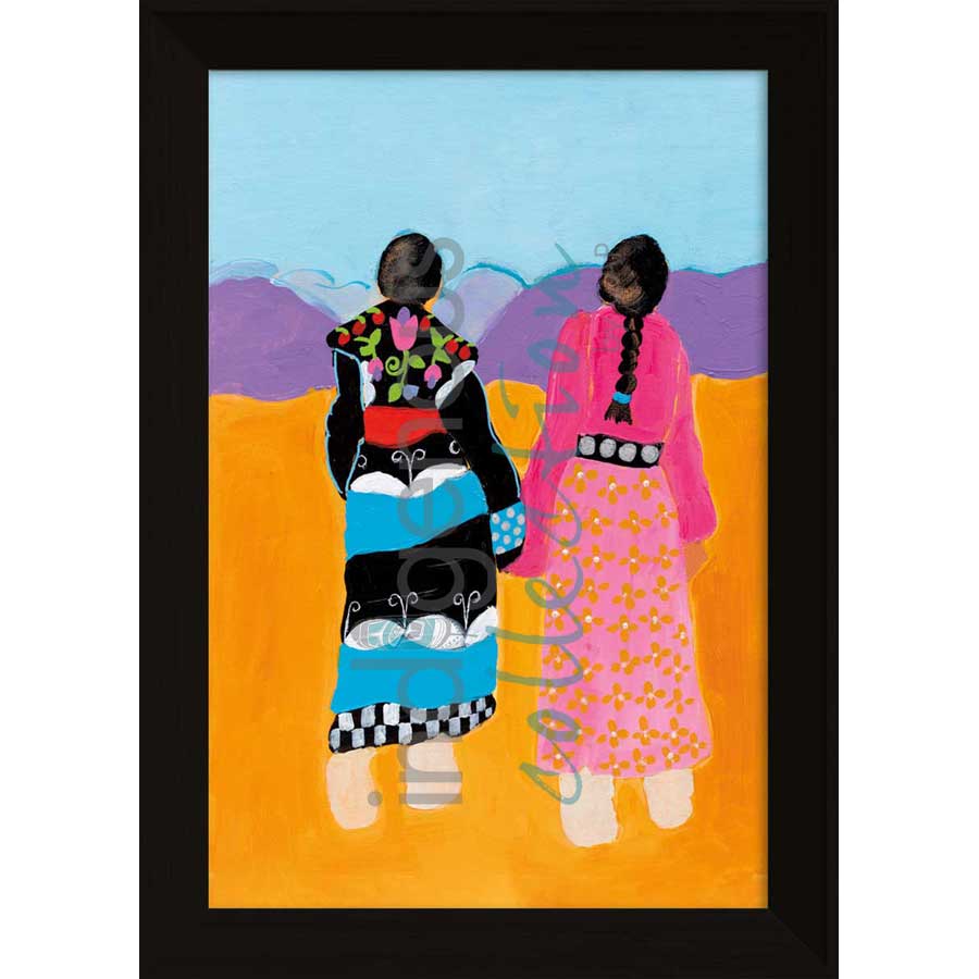 The Land Is Sacred by artist Lee Claremont - Mohawk. Indigenous Collection