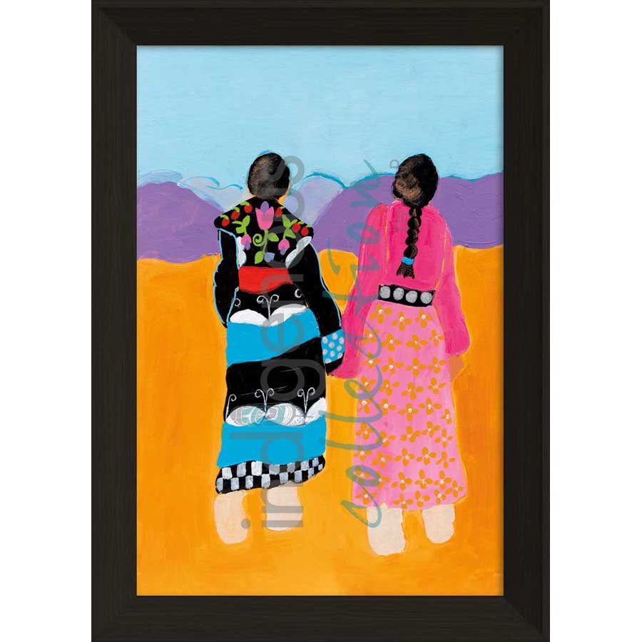 The Land Is Sacred by artist Lee Claremont - Mohawk. Indigenous Collection