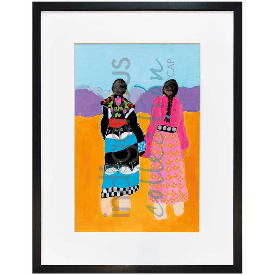 The Land Is Sacred by artist Lee Claremont - Mohawk. Indigenous Collection