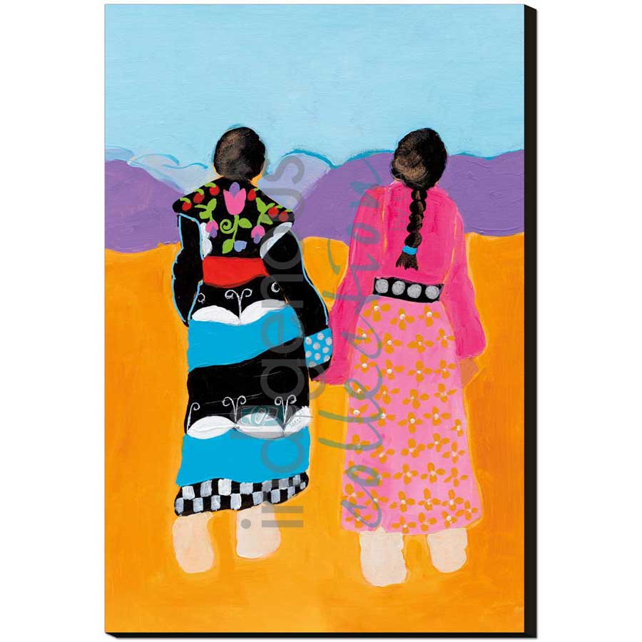 The Land Is Sacred by artist Lee Claremont - Mohawk. Indigenous Collection