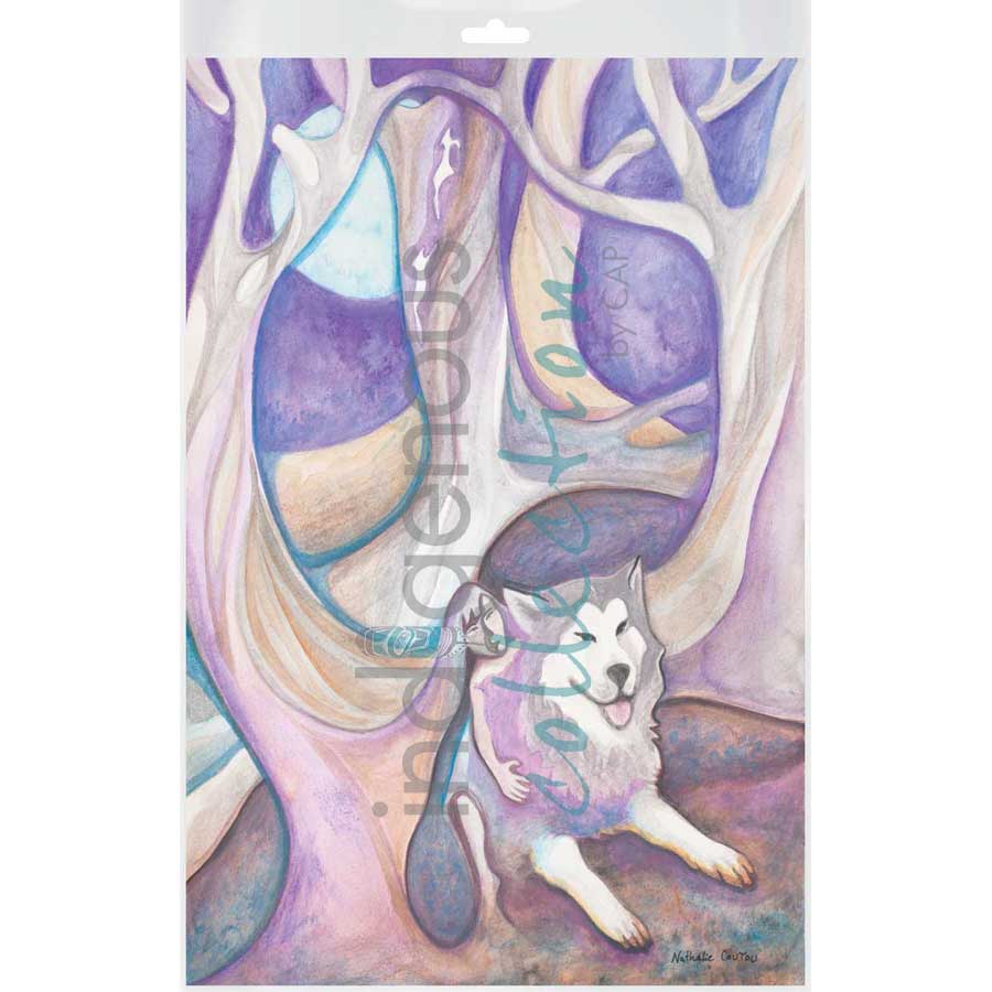 Maîtres du Nord / Northern Masters by artist Nathalie Coutou - Mi’kmaq Métis. Indigenous Collection