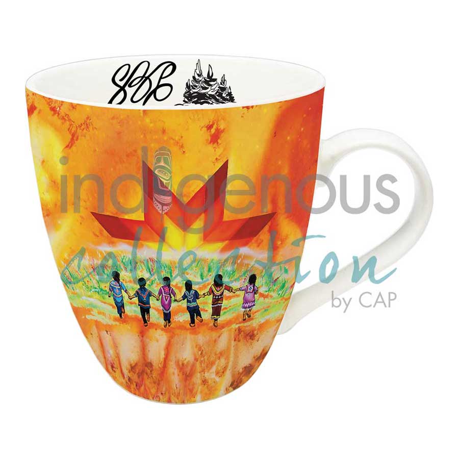 Always in Our Hearts 18 oz. Signature Mug by artist Shawna Boulette Grapentine