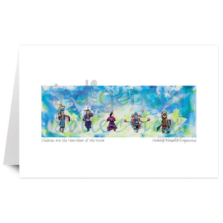Children are the Heartbeat of the World by artist Shawna Boulette Grapentine