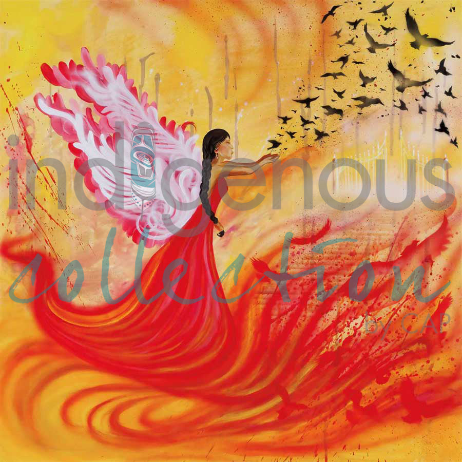 Honouring Her Sacred Spirit by artist Shawna Boulette Grapentine