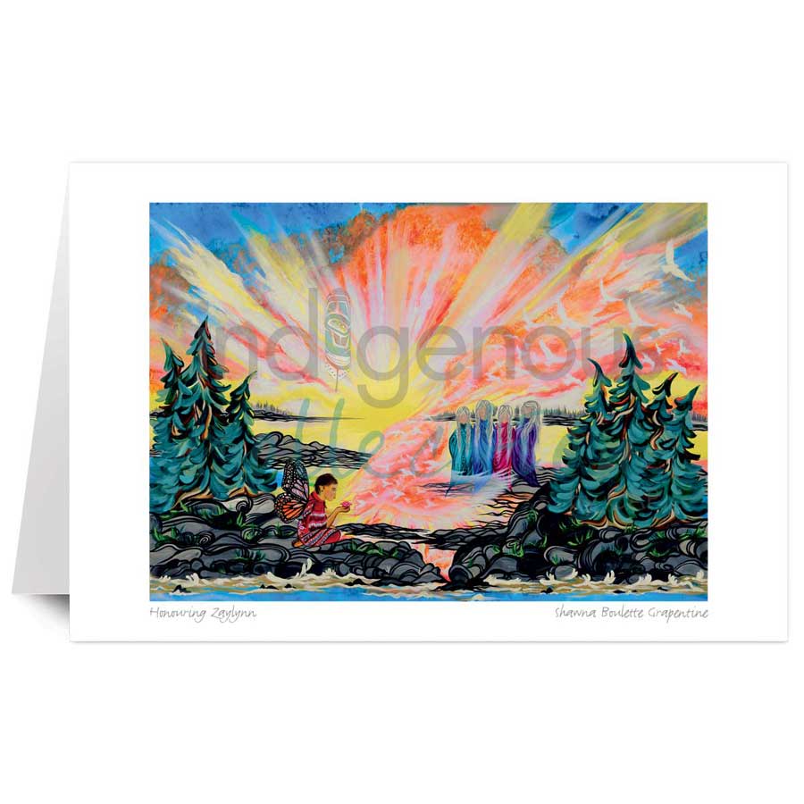 Honouring Zaylynn by artist Shawna Boulette Grapentine