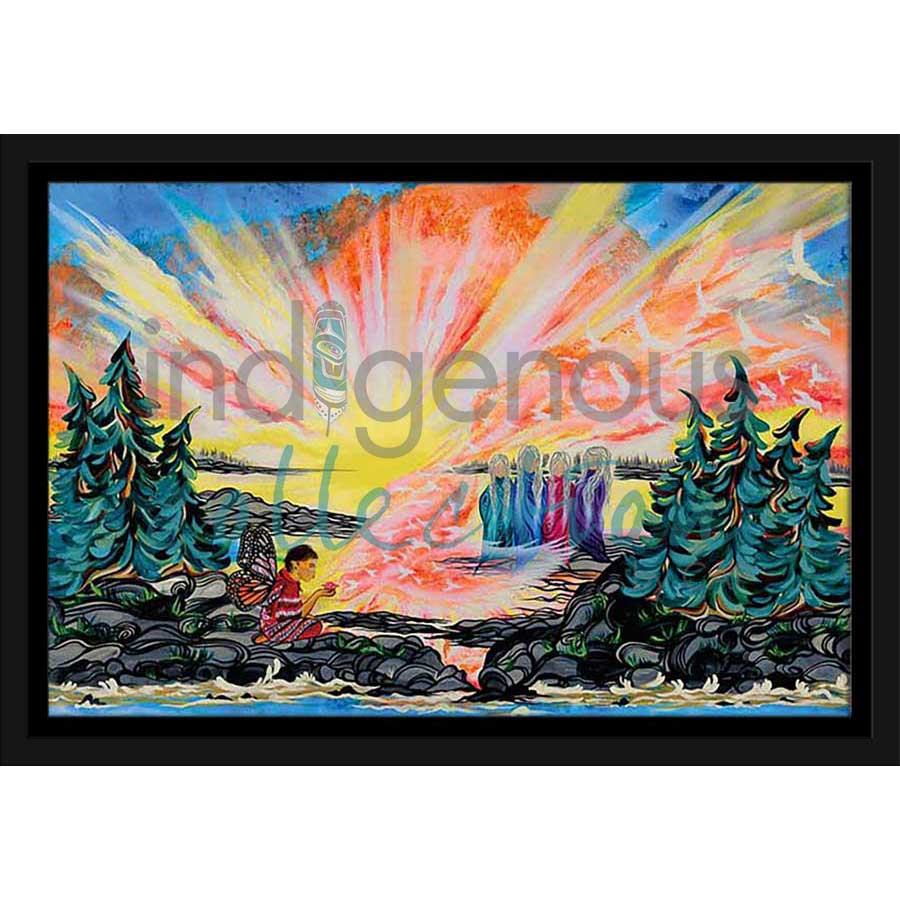 Honouring Zaylynn by artist Shawna Boulette Grapentine - Cree-Ojibway. Indigenous Collection