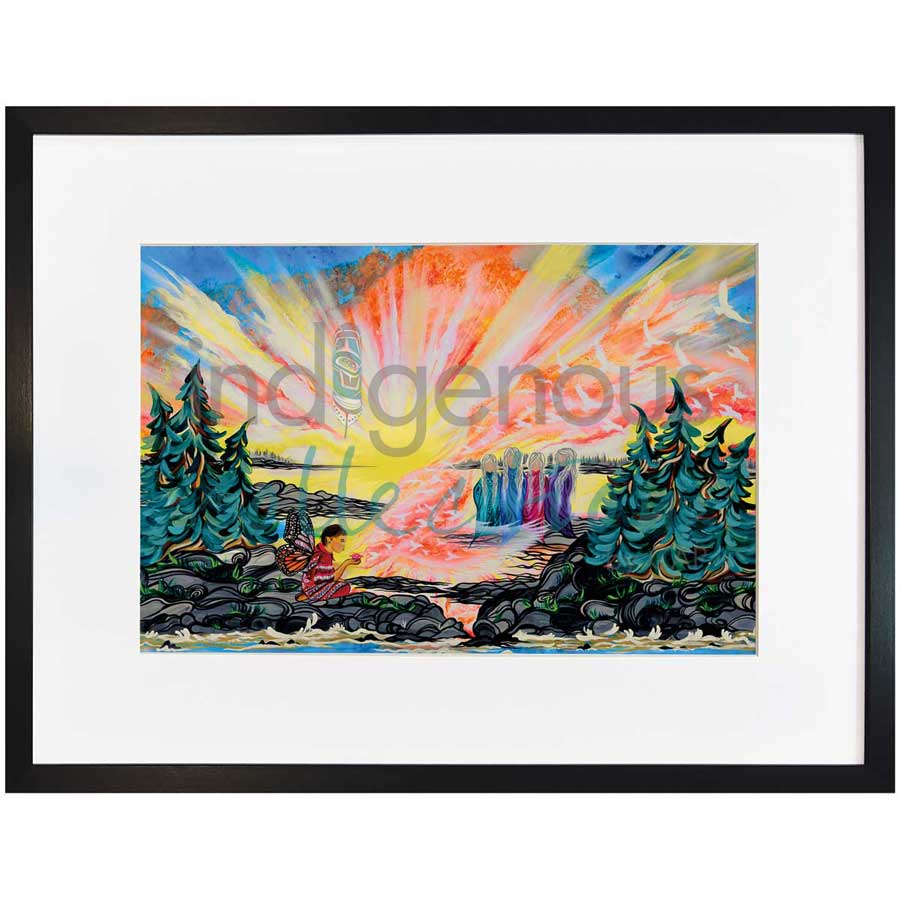 Honouring Zaylynn by artist Shawna Boulette Grapentine - Cree-Ojibway. Indigenous Collection