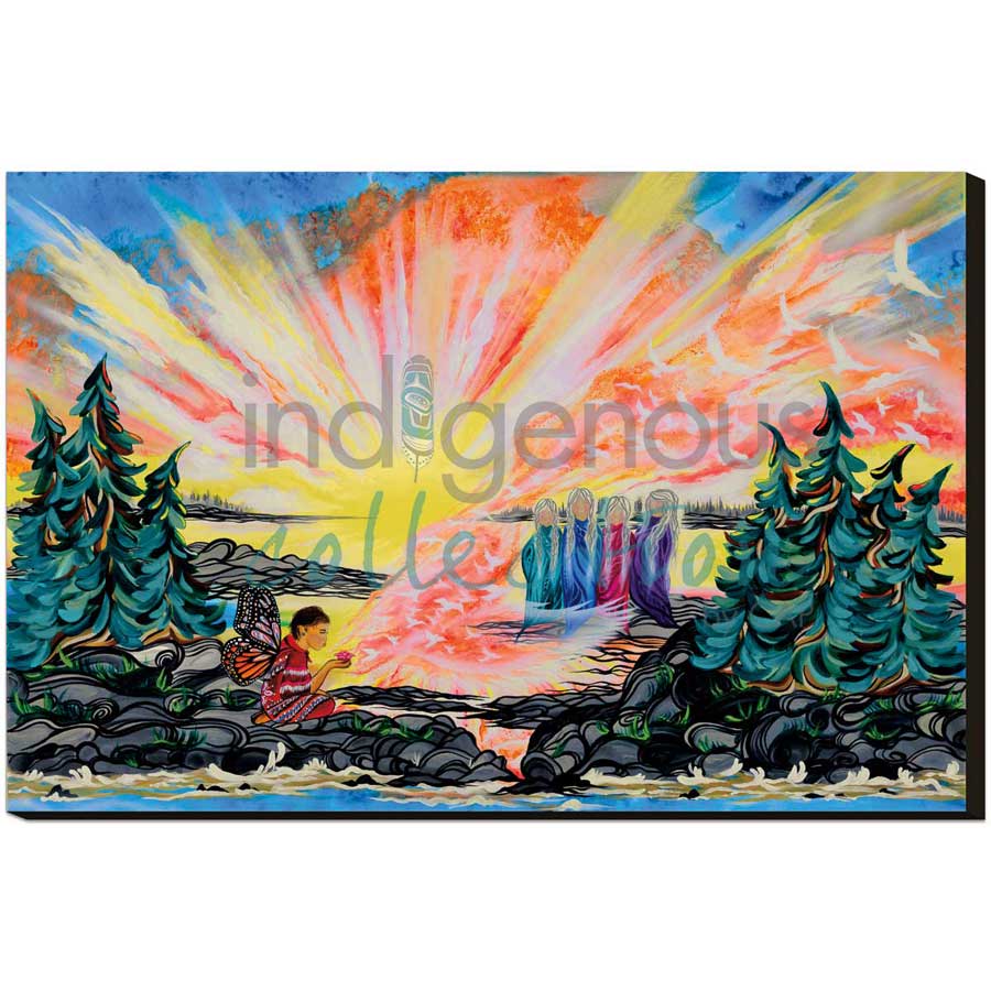 Honouring Zaylynn by artist Shawna Boulette Grapentine - Cree-Ojibway. Indigenous Collection