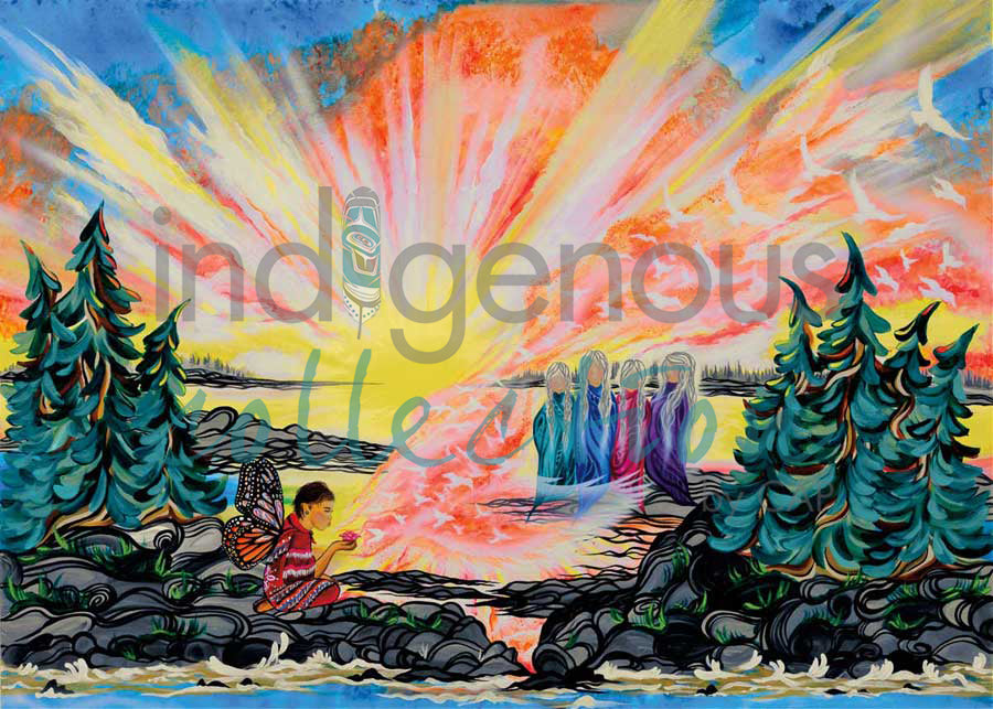 Honouring Zaylynn by artist Shawna Boulette Grapentine