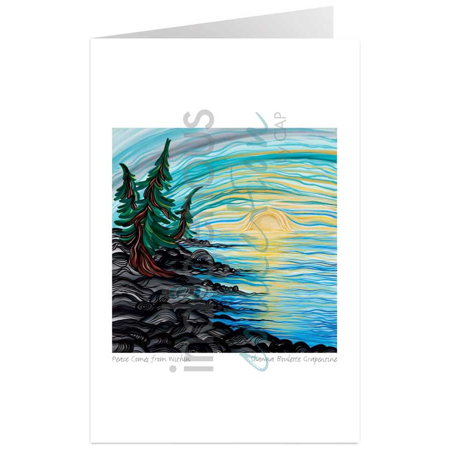 Peace Comes from Within by artist Shawna Boulette Grapentine