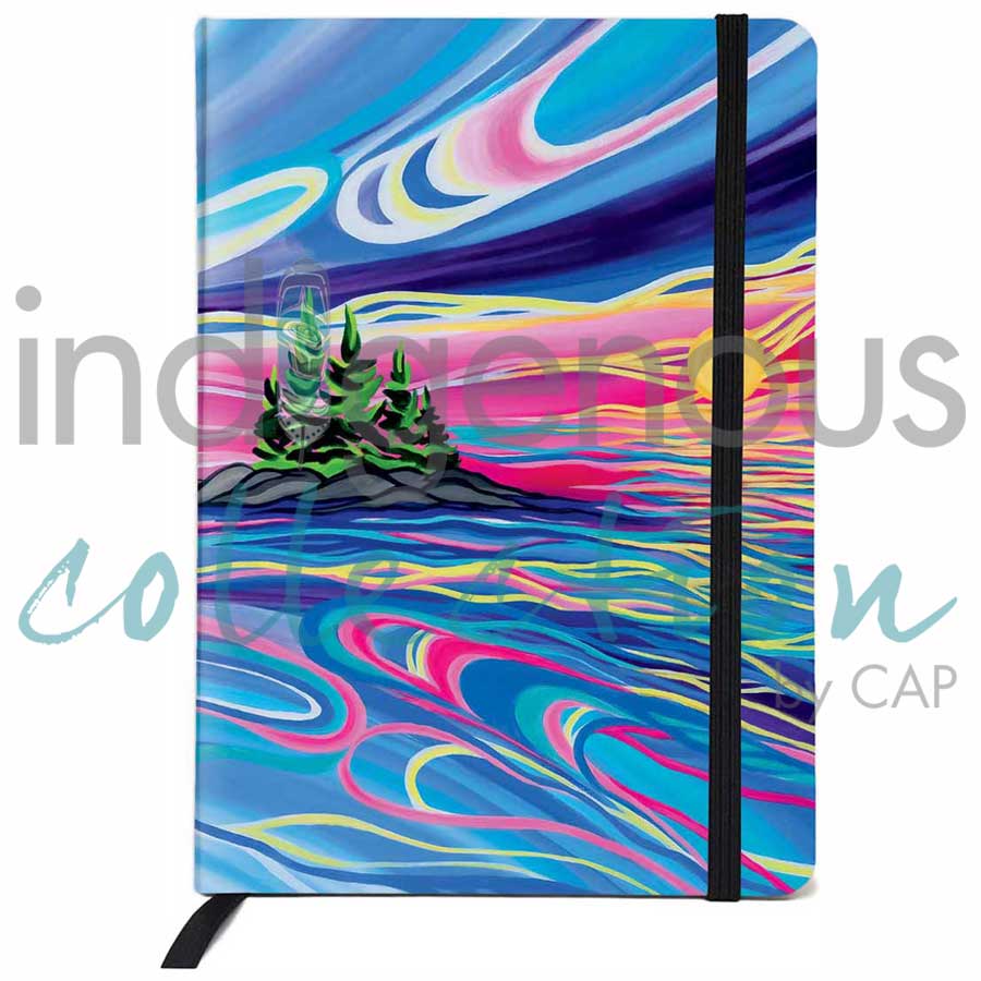 Reflect & Grow with Love Journal by artist Shawna Boulette Grapentine. Indigenous Collection.