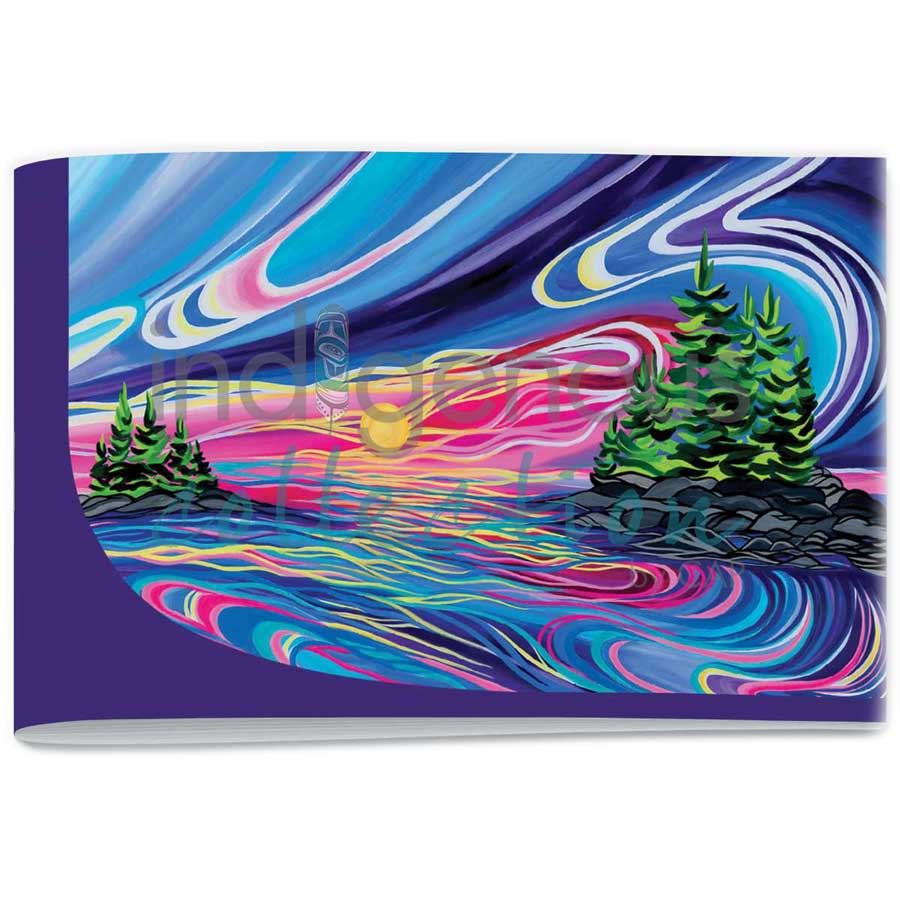 Reflect & Grow with Love Signature Notebook by artist Shawna Boulette Grapentine