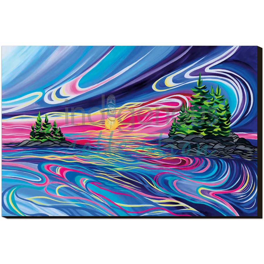 Reflect & Grow with Love by artist Shawna Boulette Grapentine - Cree-Ojibway. Indigenous Collection