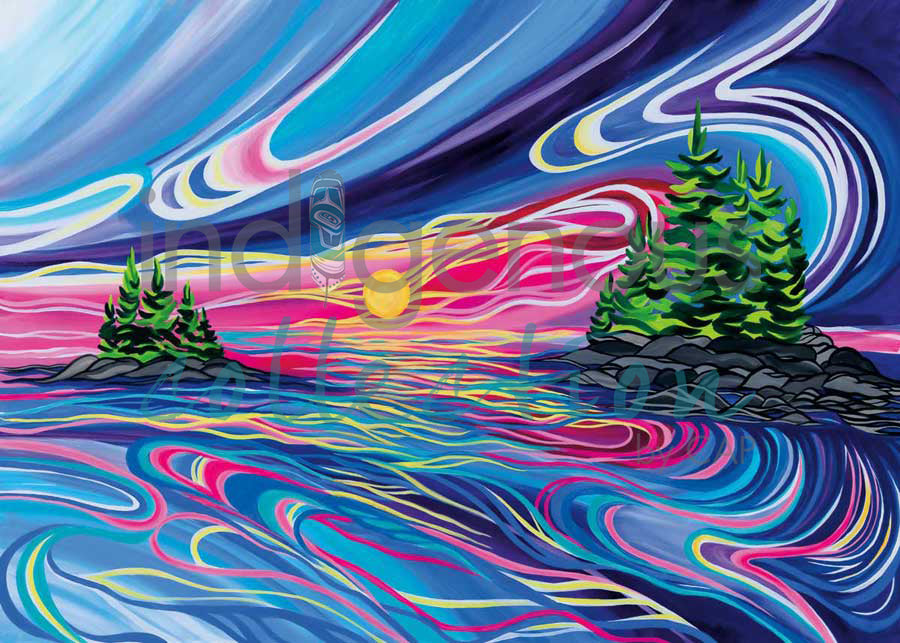 Reflect & Grow with Love by artist Shawna Boulette Grapentine