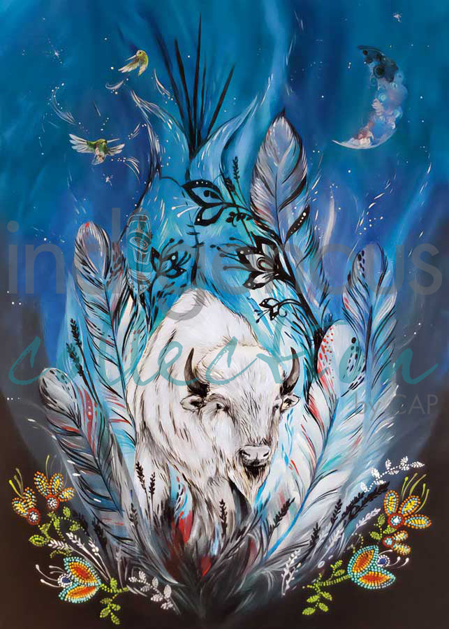 Spirit Buffalo by artist Karen Erickson