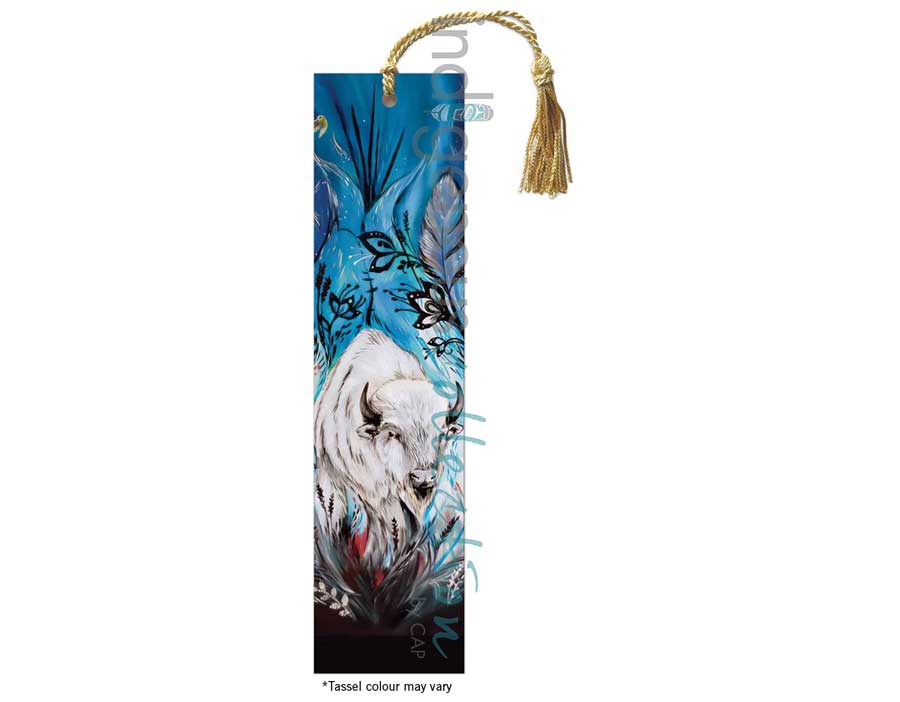 Spirit Buffalo Bookmark by artist Karen Erickson