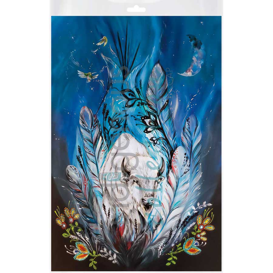 Spirit Buffalo by artist Karen Erickson - Métis/Cree. Indigenous Collection